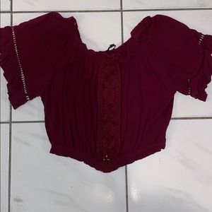 cute off the shoulder blouse